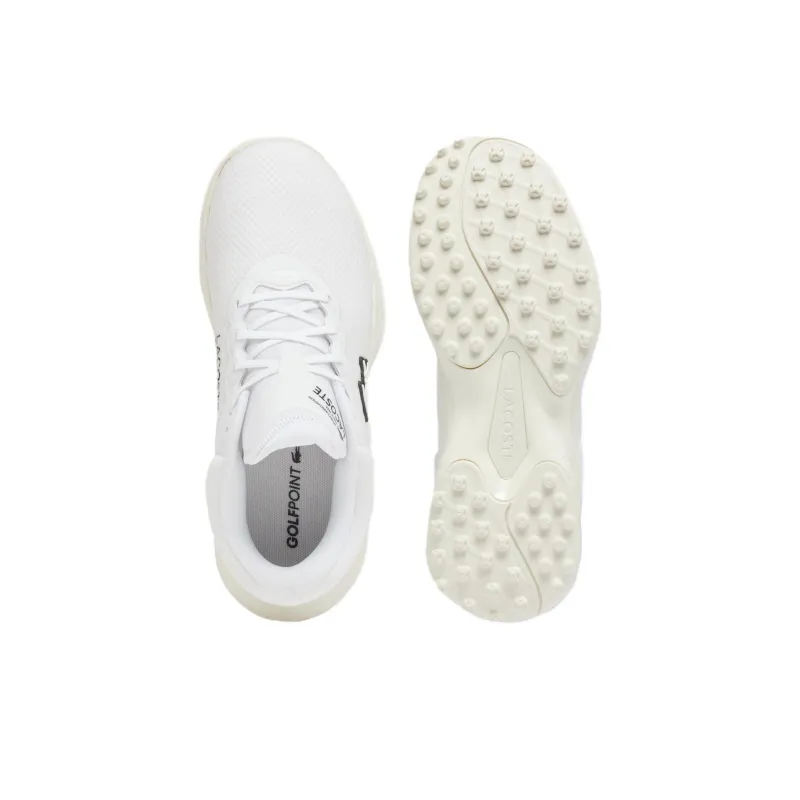 LACOSTE Golf Point Low Top Golf Shoes Women's White-4
