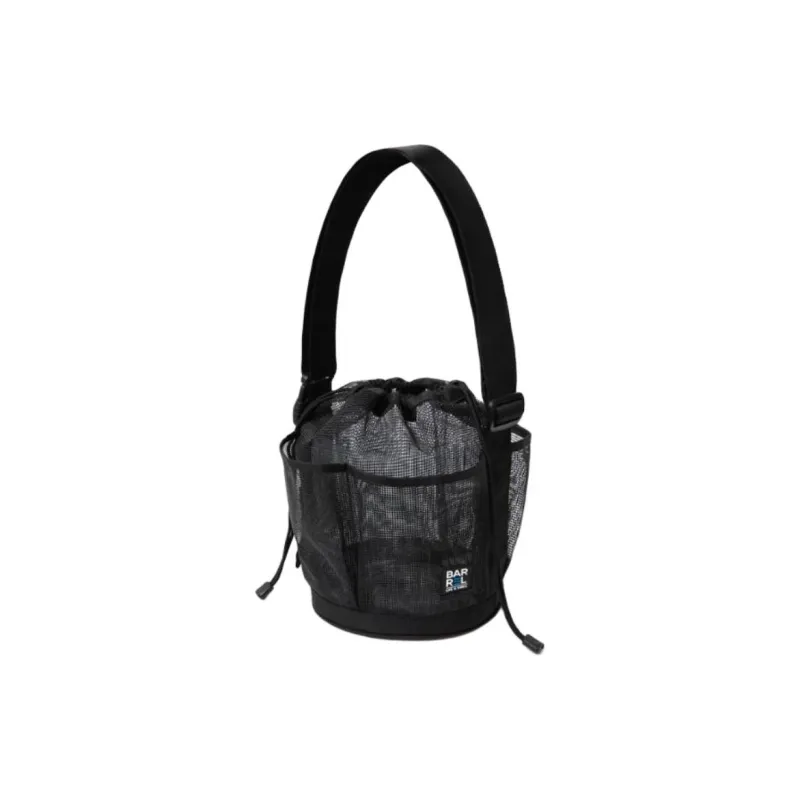 BARREL PVC Swim Bag Handbag Unisex Black-0