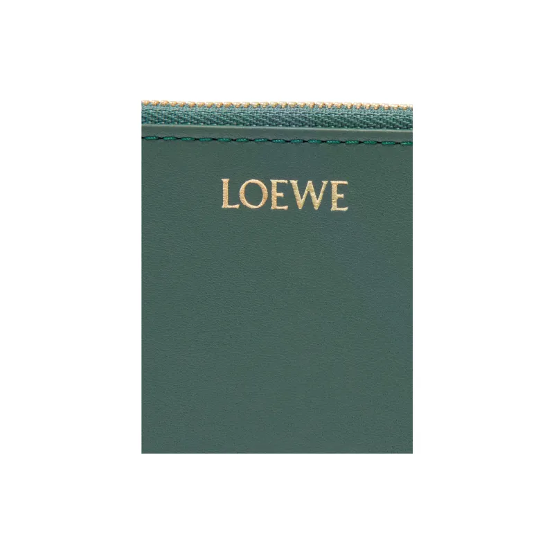 LOEWE Cow Leather Card Holder Women's Vetiver With Water-3