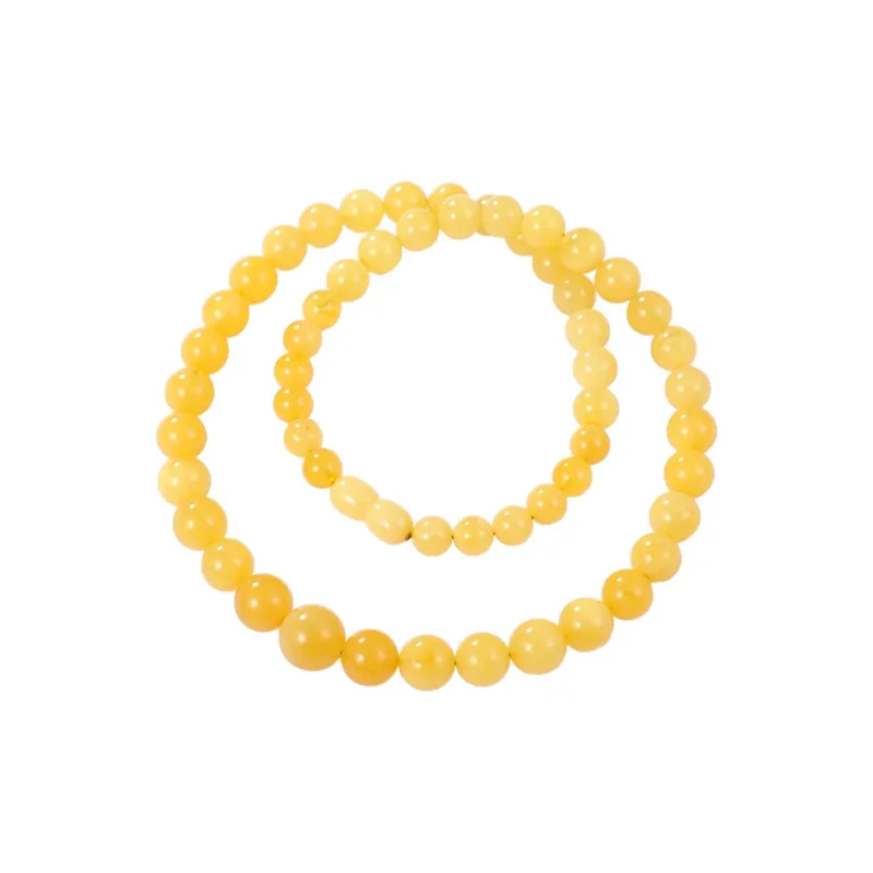 S&A Amber Beeswax Necklaces Women's-0