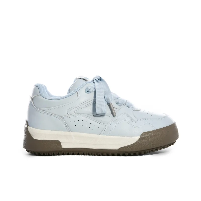 Lovely You Wear resistant And Lightweight Low Top Skateboard Shoes Women's Blue-2