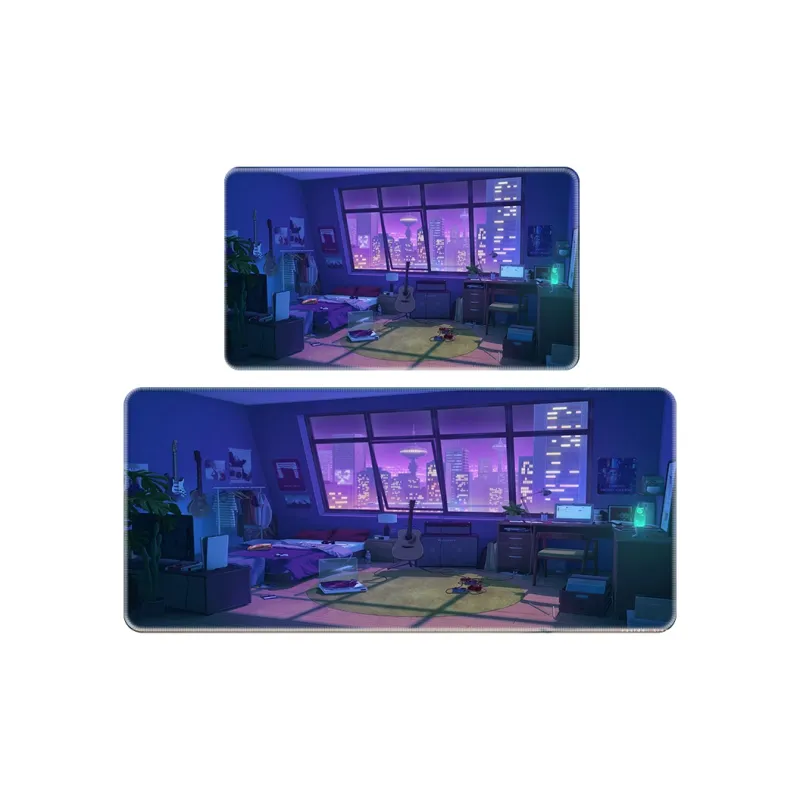 GULAN Multiple Images Available Extra Large Esports Slim Fit G18 Precision Lock Edge Natural Rubber Sole Mouse Pads-3