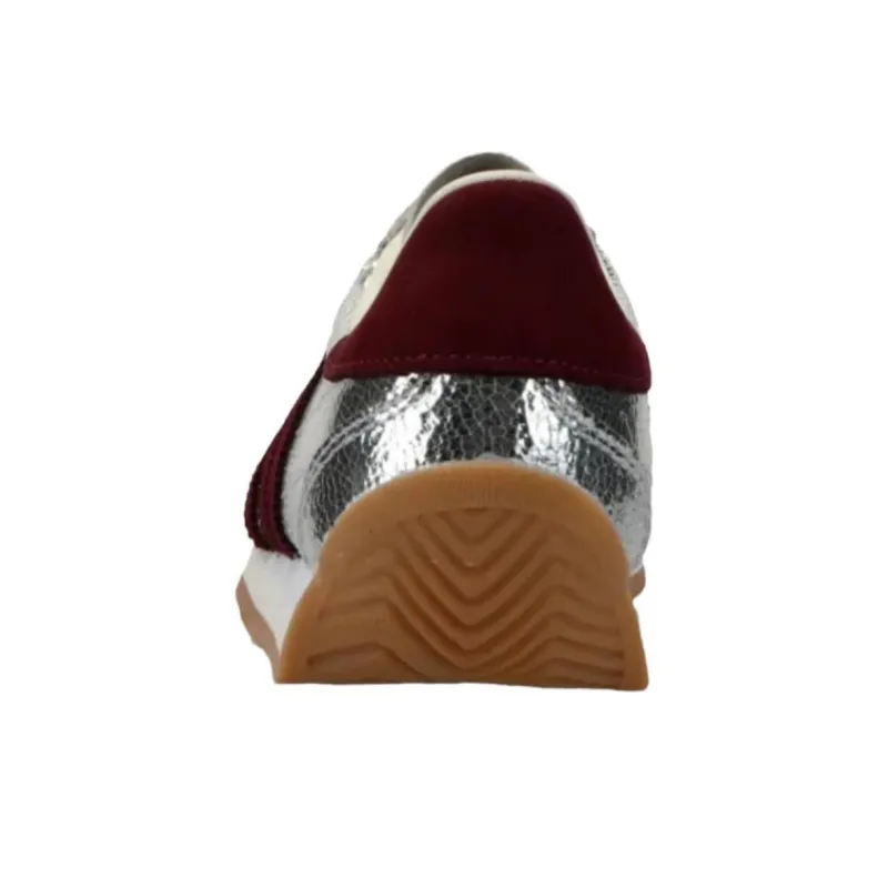 Adidas Country Og Silver Metallic Maroon Women's-2