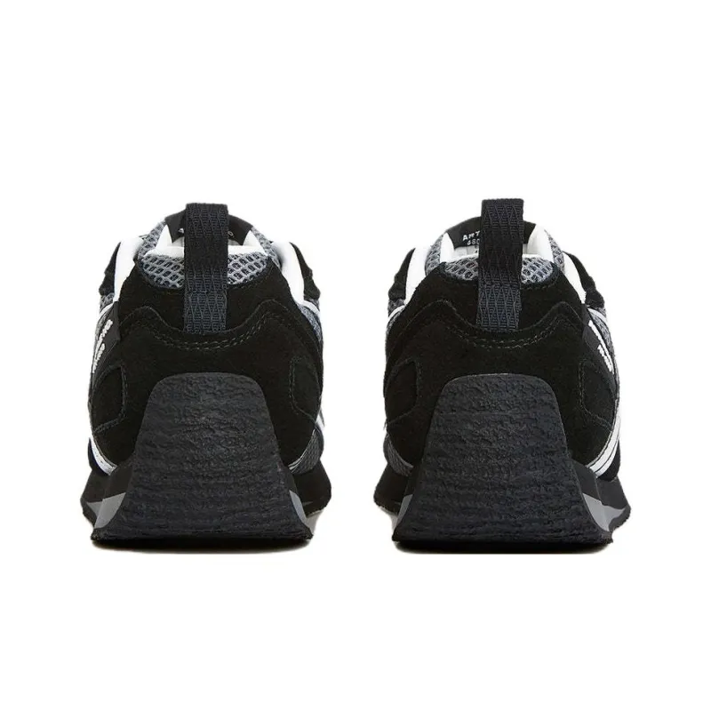 ARTICLE NO. Slip Resistant And Breathable Low Top Running Shoes Unisex Black Silver-3