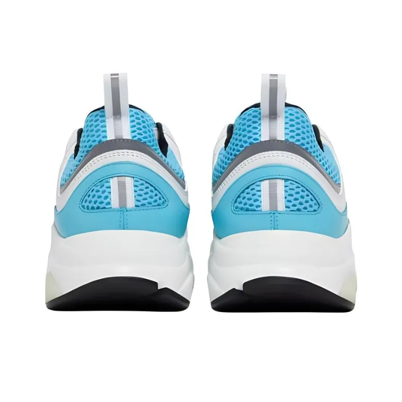 DIOR B22 Low Top Casual Shoes Men's White Blue-3