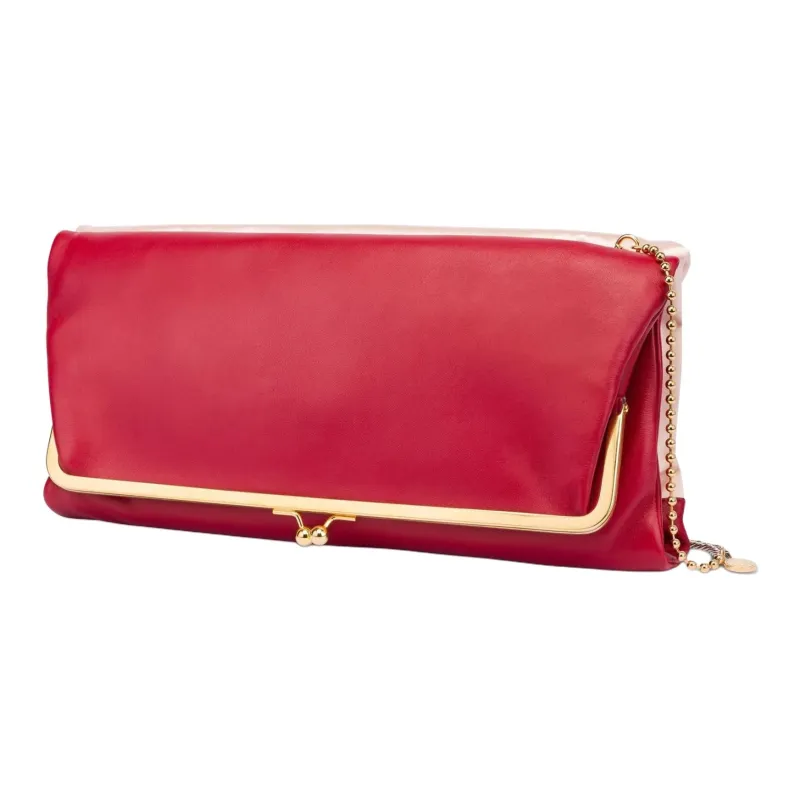 MOSCHINO Ball Chain Shoulder Strap Clutch-1