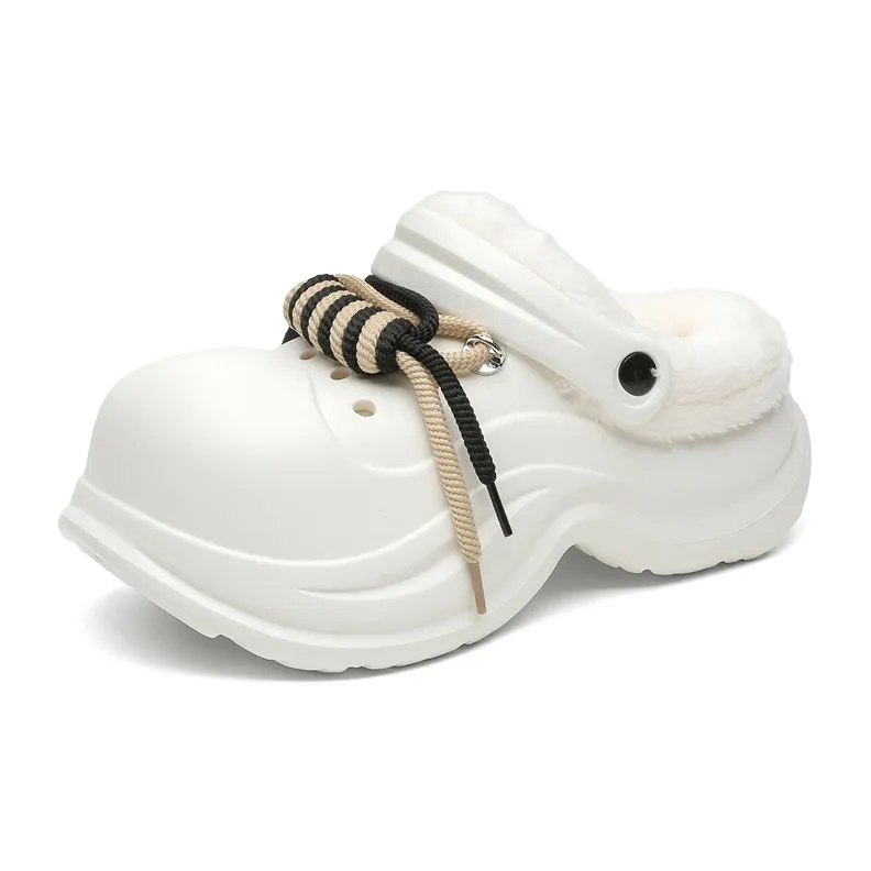 Darcy Sen Cotton Slippers Sand/black/white-15