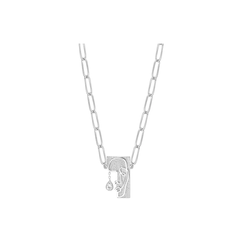 ACC SPACE Zircon Necklaces Unisex-0