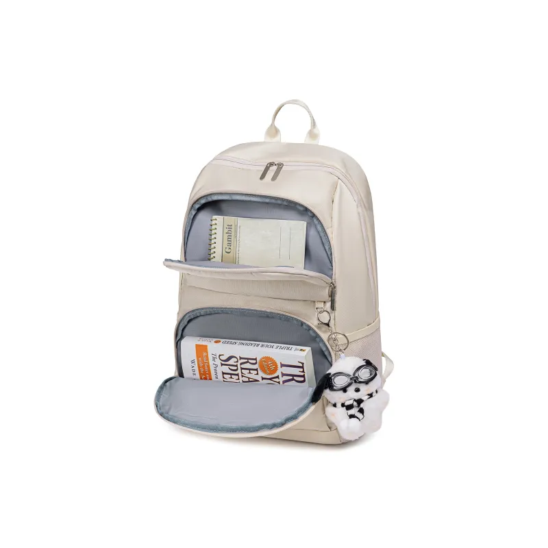 Ha Luxury Nylon Fabric Backpack Regular Unisex Multicolor-14
