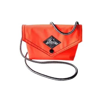 GAGA EQUIPMENT Nylon Fabric Envelope Bag Crossbody Bag Shoulder Bag Mini Unisex Fluorescent Orange