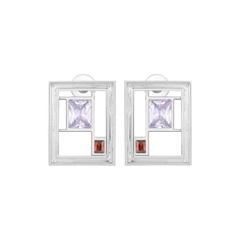 ACC SPACE 18K Gold Plated Copper Earrings Unisex