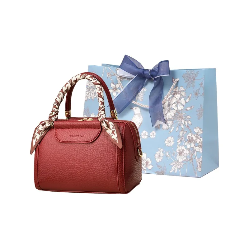 REDOO PU Boston Bag Shoulder Bag Crossbody Bag Handbag Women's Multicolor-3