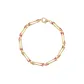 Red Gemstone Bone Bracelet