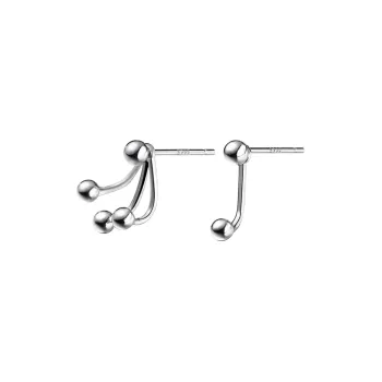 EAR PARTNER 999 Fine Silver Earrings Women's