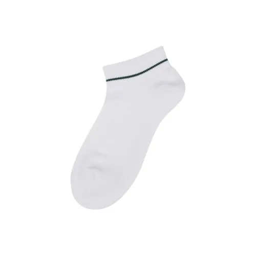 MONDAY FLOW Ankle Socks Women's 1 Pack White