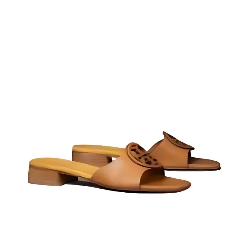 TORY BURCH BOMBÉ Stylish Sandals Women's Yellow-3
