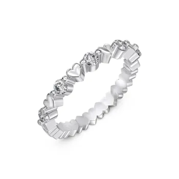 KAILEIFU S925 Silver Rings Women's Silver