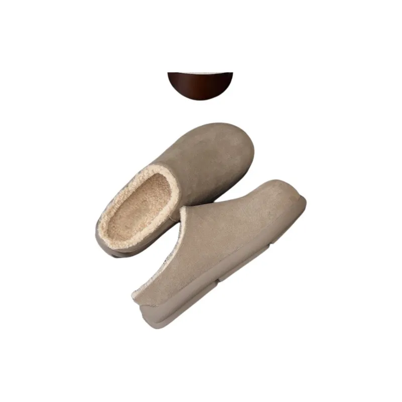 Qiao Anju Home Slippers Maroon Antelope Brown-7