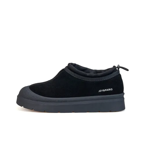 Joy&Mario Height Increasing Thermal Low Top Casual Shoes Men's Black