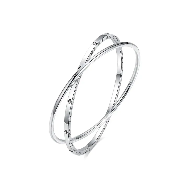 JUICY GRAPE S999 Fine Silver Bangles Women's-0