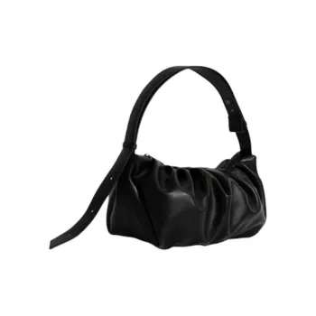 ALICE MARTHA Synthetic Leather One Shoulder Handbags Women's Black