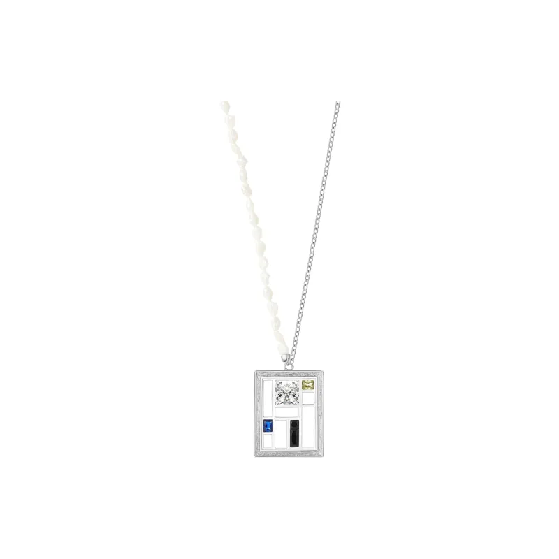 ACC SPACE Zircon Necklaces Unisex-0