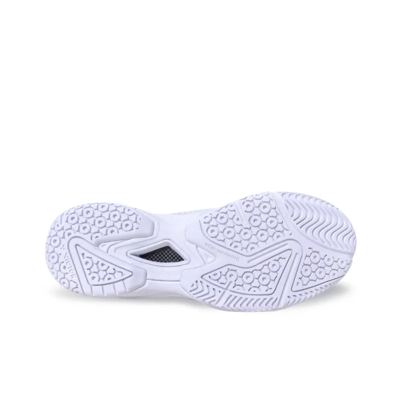 VICTOR 9200TD Cushioned Slip Resistant Breathable Low Top Badminton Shoes Unisex White Blue-2