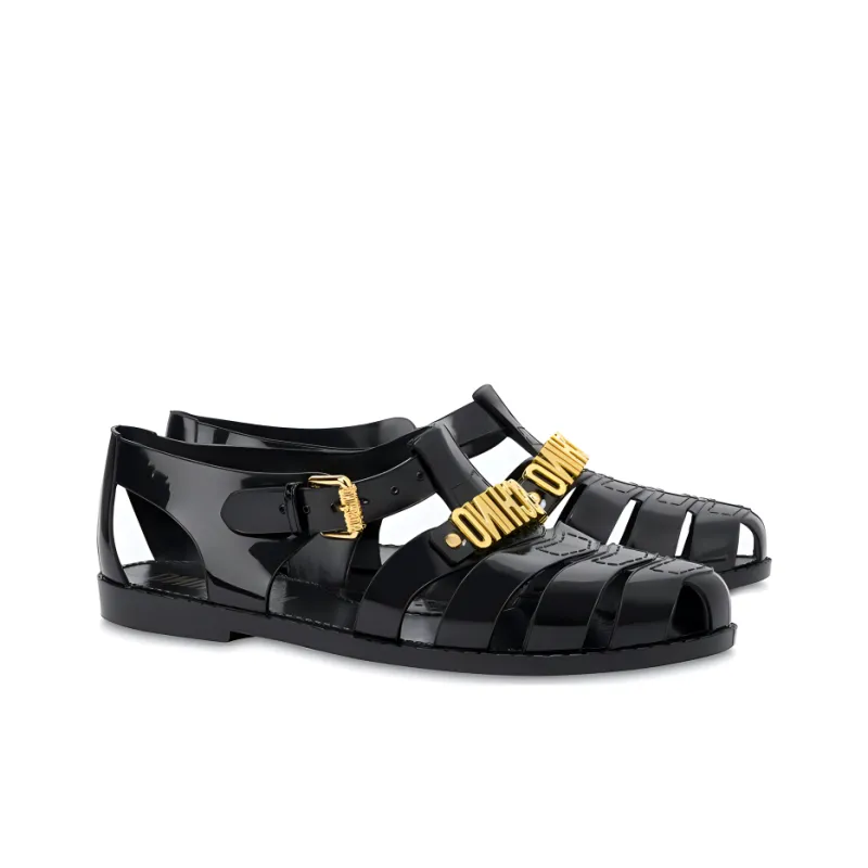 MOSCHINO Logo-plaque Sandals-2