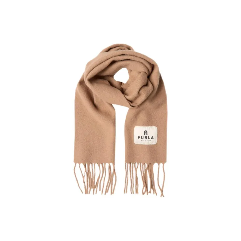 Furla Knit Scarves Women's Light Brown-0
