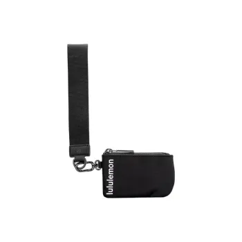 Lululemon Recycled Nylon Wallet Regular Unisex Black