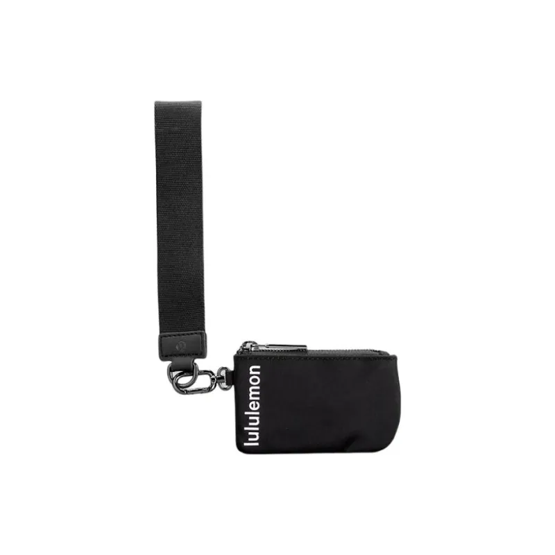 Lululemon Recycled Nylon Wallet Regular Unisex Black-0