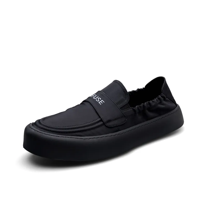 D FUSE SCANDINAVIA Breathable Low Top Canvas Shoes Men's Black-1