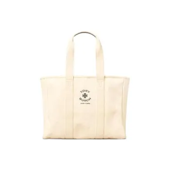 TORY BURCH MERCER Canvas Canvas Bag Handbags Mini Women's Ecru