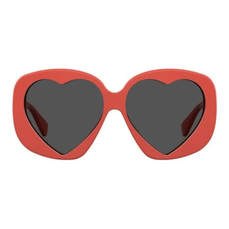 MOSCHINO Heart shaped Oversize frame Sunglasses-2