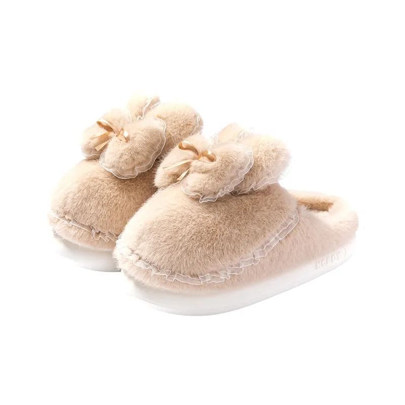 Darcy Sen Home Slippers Gray/Ecru/Apricot-7