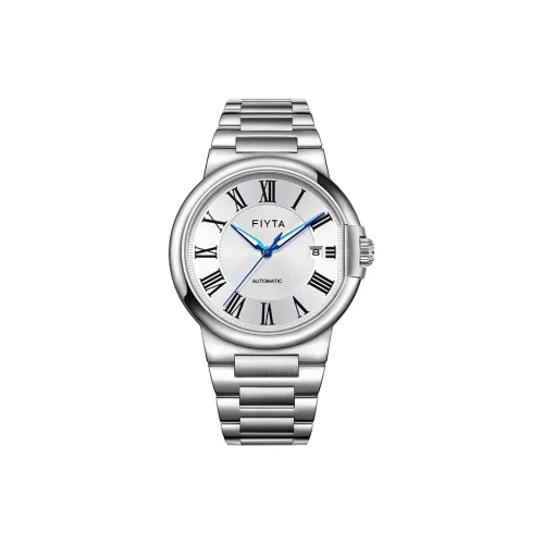 Fiyta Canon Collection GA803001.WWW Automatic Mechanical Movement Stainless Steel Strap Watch Men's Watches White Dial