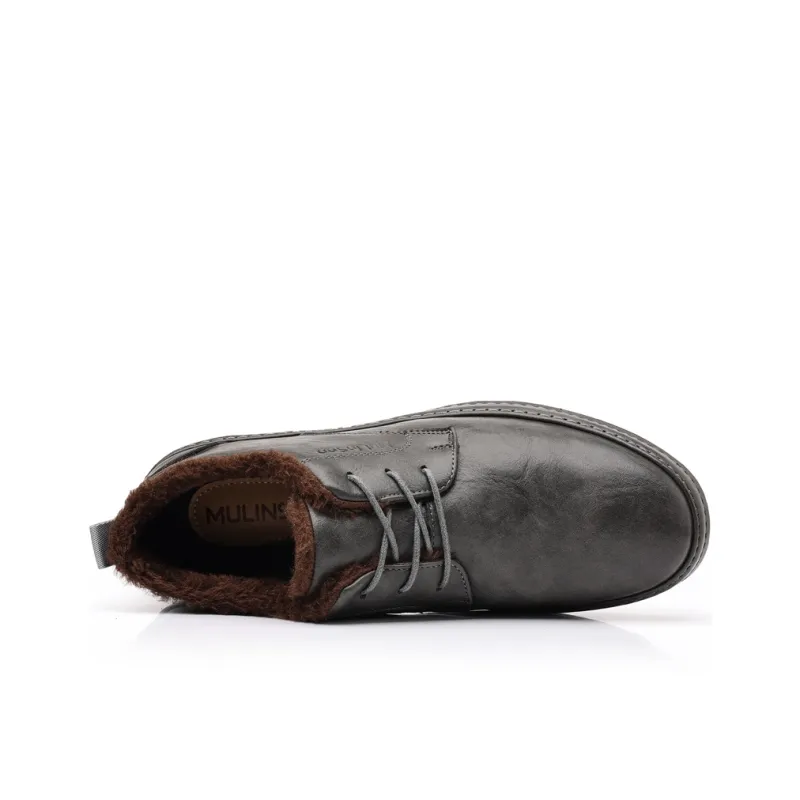 Mulinsen Insulated Shoe Warm Wear-Resistant Lightweight Low-Top Casual Shoes Men's-8