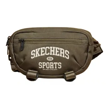 Skechers Fabric One Shoulder Crossbody Fanny Pack Regular Unisex Green