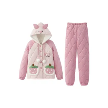 Gongdie x Disney Pajama Set Women's Pink