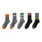 Gray Double Stripe+Gray Double Stripe+Gray 3 Pack+Black Single Stripe+Black Double Stripe