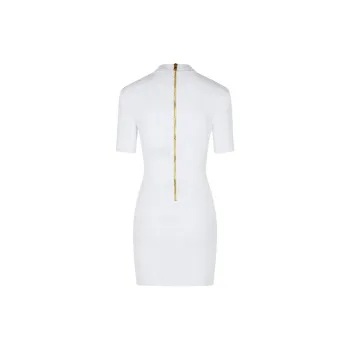 BALMAIN Button Embellished Knitted Dress