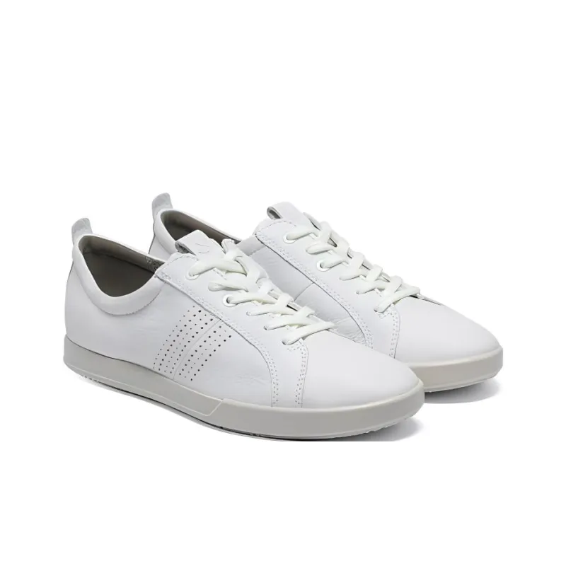 Ecco Colin 2.0 Low Top Casual Skateboard Shoes Men's White-3