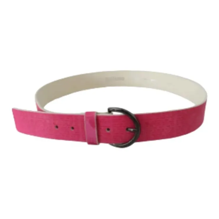JOHN GALLIANO Leather Leather Belts Women's Rose Red --2