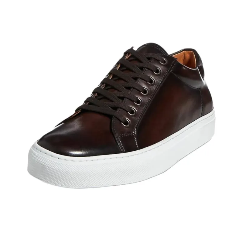 LAUREN RALPH LAUREN Severn Skateboard Shoes Men's Brown-4