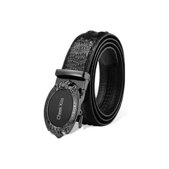 Cheekkiss Cow Leather Belts Men's Automatic Buckle Belt Box 3.5cm