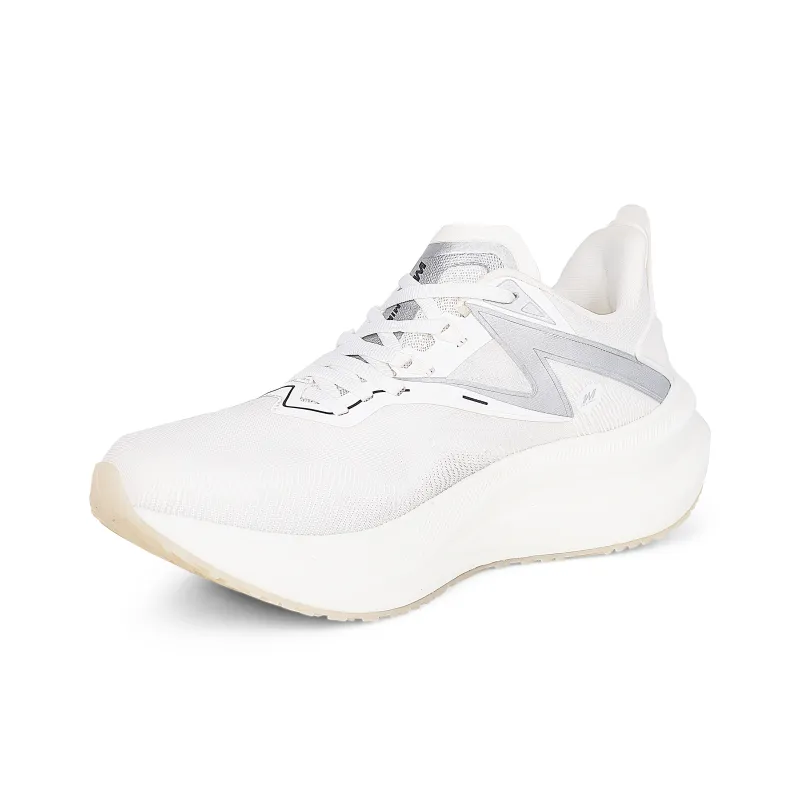 WEIMING Anti Slip Wear Resistant Low Top Carbon Plate Running Shoes Unisex Moon White-2