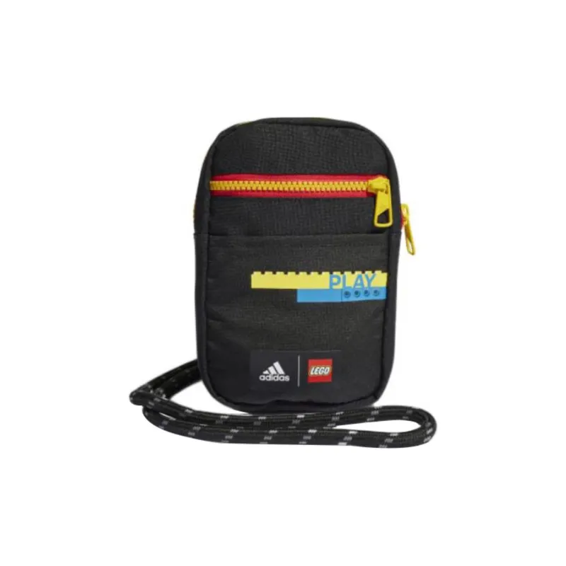Adidas LEGO Collaboration Polyester Shoulder Bag Crossbody Bag Regular Unisex Black-0