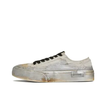 ARTICLE NO. Wear Resistant Low Top Canvas Shoes Unisex Dusty White