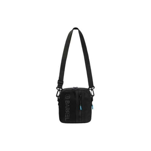 BARREL Nylon Shoulder Bag Crossbody Bag Mini Unisex Black