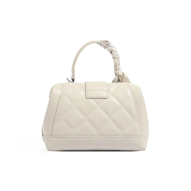 MISS GAIL Artificial Leather Shoulder Bag, Crossbody Bag, Handbag Regular Women's Black/White-10
